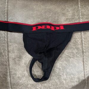 Papi Black Men's Thong